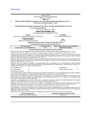 Thumbnail Nuvectis Pharma 10-K Annual Report 2025
