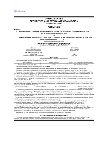 Thumbnail Primoris Services Corporation
 10-K Annual Report 2025