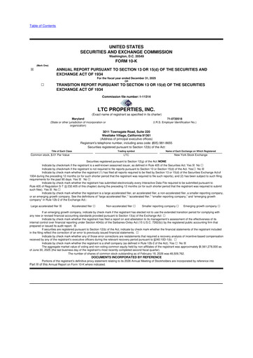 Thumbnail LTC Properties 10-K Annual Report 2025