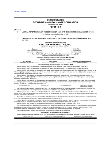 Thumbnail Celldex Therapeutics 10-K Annual Report 2025