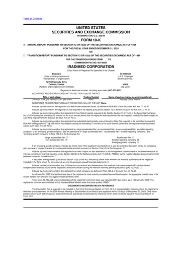 Thumbnail IRadimed 10-K Annual Report 2025
