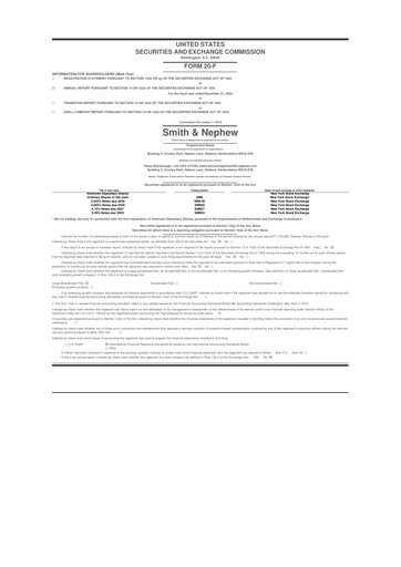 Thumbnail Smith & Nephew
 20-F Annual Report 2025