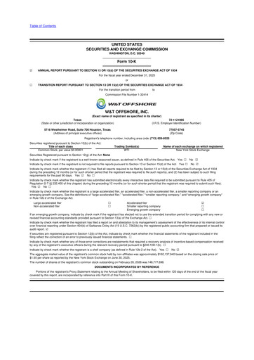 Thumbnail W&T Offshore 10-K Annual Report 2025