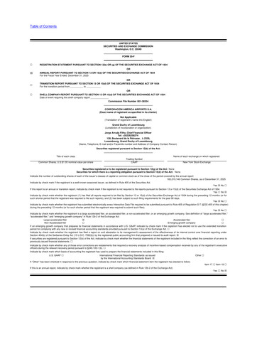 Thumbnail Corporación América Airports 20-F Annual Report 2025