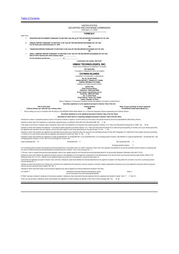 Thumbnail Himax Technologies 20-F Annual Report 2025