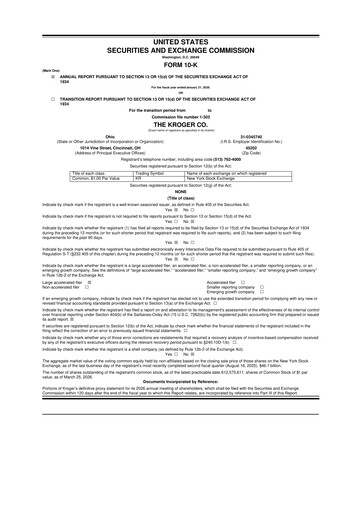 Thumbnail Kroger 10-K Annual Report 2025