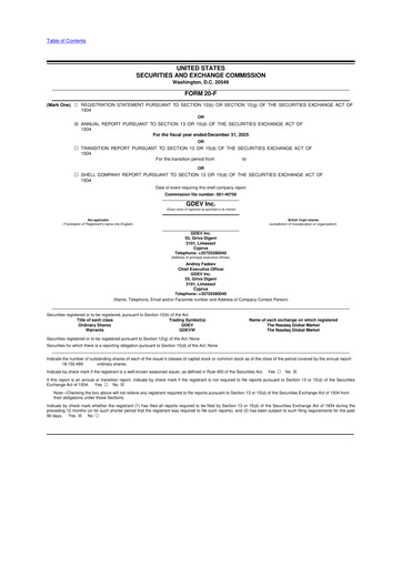 Vorschaubild GDEV Inc. 20-F Jahresbericht 2025