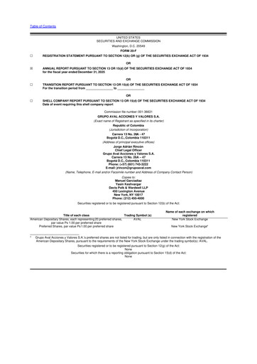 Thumbnail Grupo Aval
 20-F Annual Report 