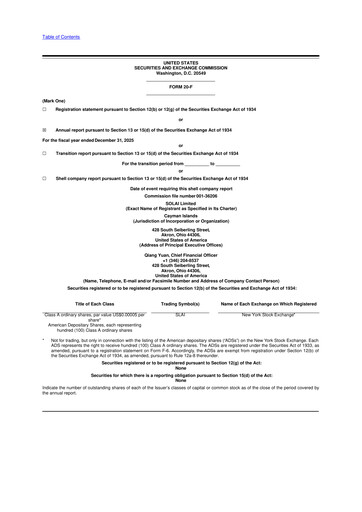 Thumbnail BIT Mining (500.com) 20-F Annual Report 