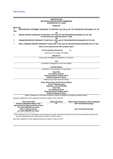 Thumbnail iHuman 20-F Annual Report 