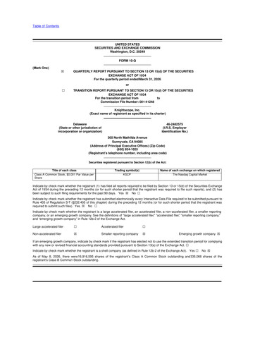 Thumbnail Knightscope 10-Q Quarterly Report FY 