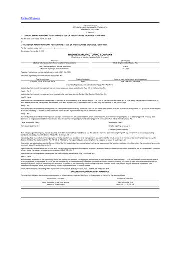 Thumbnail Modine Manufacturing
 10-K Annual Report 2026