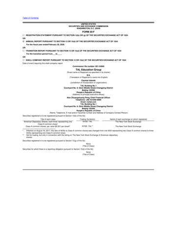 Miniature TAL Education Group 20-F Rapport annuel 2026
