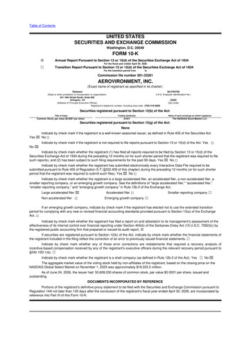 Thumbnail AeroVironment 10-K Annual Report 2026
