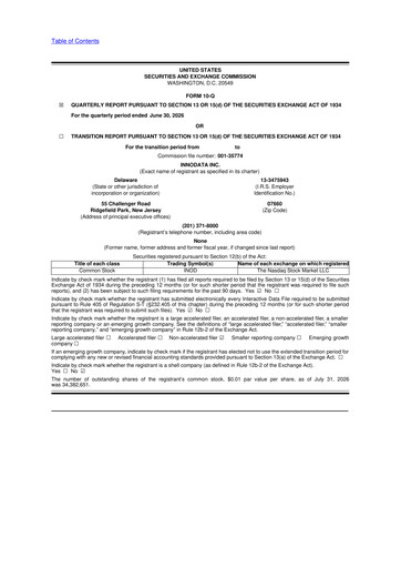 Thumbnail Innodata 10-Q Quarterly Report FY2026 