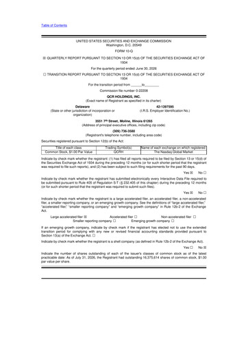 Thumbnail QCR Holdings
 10-Q Quarterly Report FY2026 