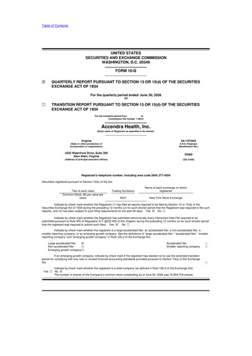 Thumbnail Owens & Minor

 10-Q Quarterly Report FY2026 