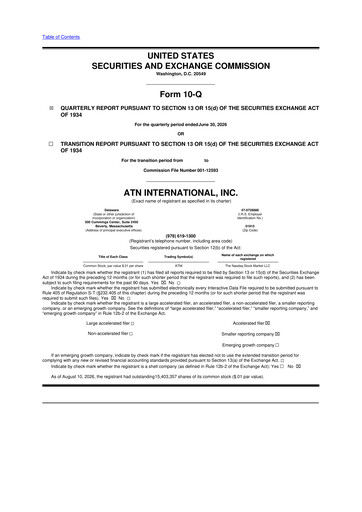 Thumbnail ATN International 10-Q Quarterly Report FY2026 