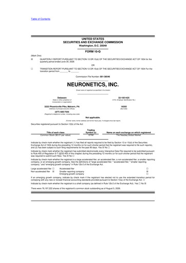 Thumbnail Neuronetics 10-Q Quarterly Report FY2026 