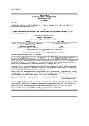 Thumbnail Liquidia Corporation 10-Q Quarterly Report FY2026 