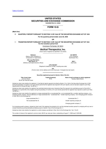 Thumbnail BioXcel Therapeutics 10-Q Quarterly Report FY2026 