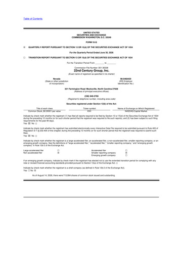Thumbnail 22nd Century Group
 10-Q Quarterly Report FY2026 