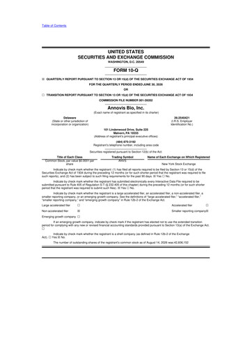 Thumbnail Annovis Bio 10-Q Quarterly Report FY2026 