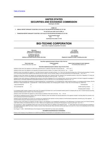 Thumbnail Bio-Techne 10-K Annual Report 2026