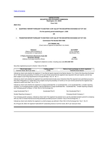 Thumbnail Citi Trends, Inc. 10-Q Quarterly Report FY2026 