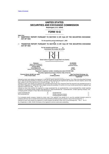 Thumbnail Restoration Hardware
 10-Q Quarterly Report FY2026 