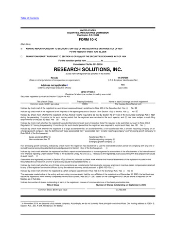 Miniature Research Solutions 10-K Rapport annuel 2026