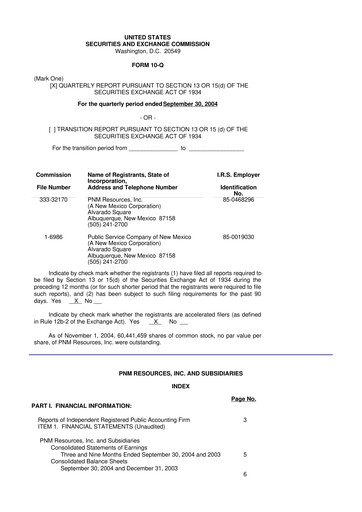 Thumbnail TXNM Energy 10-Q Quarterly Report FY 