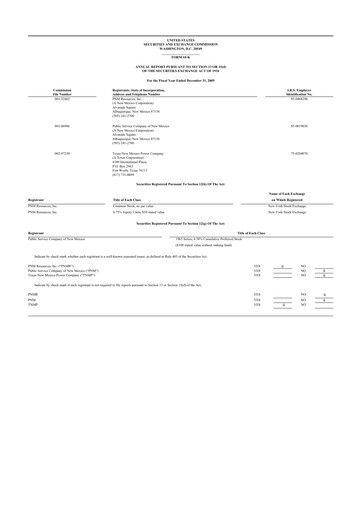 Thumbnail TXNM Energy 10-K Annual Report 