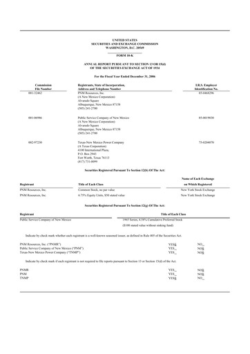 Thumbnail TXNM Energy 10-K Annual Report 