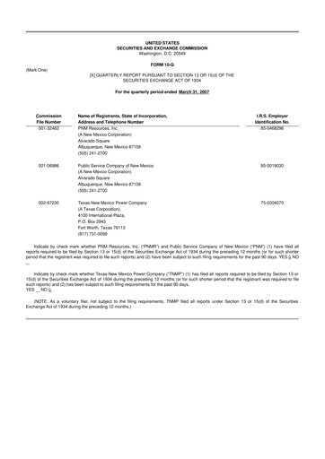 Thumbnail TXNM Energy 10-Q Quarterly Report FY 