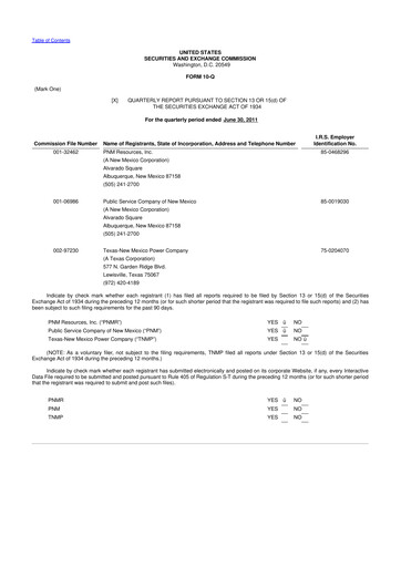Thumbnail TXNM Energy 10-Q Quarterly Report FY 