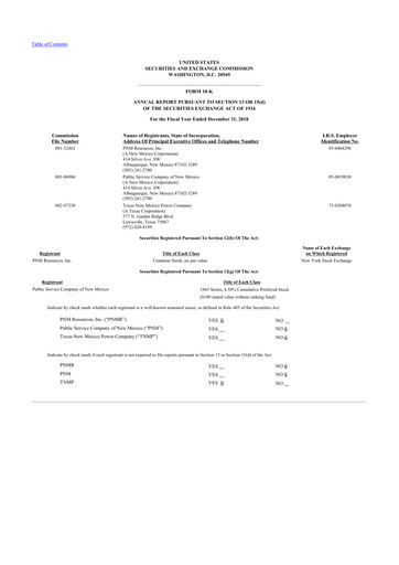 Thumbnail TXNM Energy 10-K Annual Report 