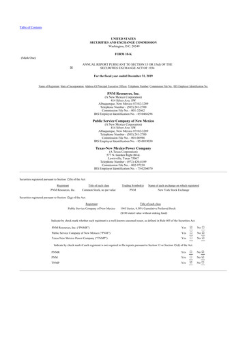 Thumbnail TXNM Energy 10-K Annual Report 