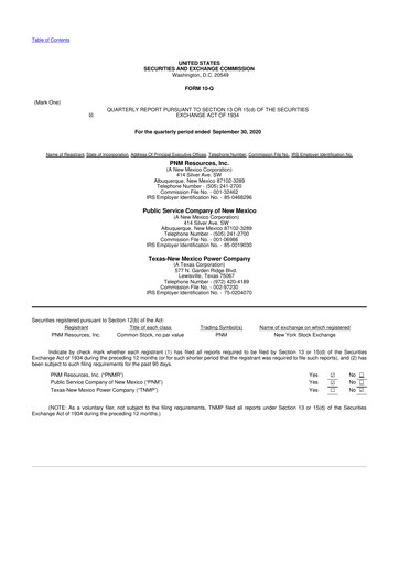 Thumbnail TXNM Energy 10-Q Quarterly Report FY2020 