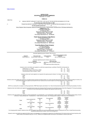 Thumbnail TXNM Energy 10-K Annual Report 