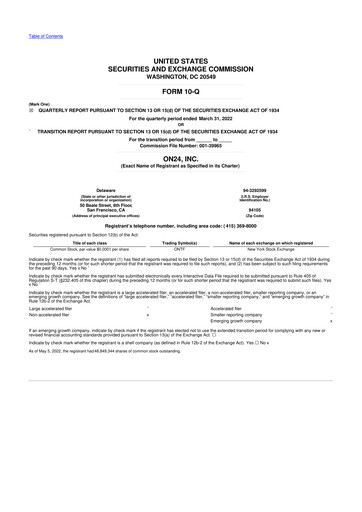 Thumbnail ON24 10-Q Quarterly Report FY2022 