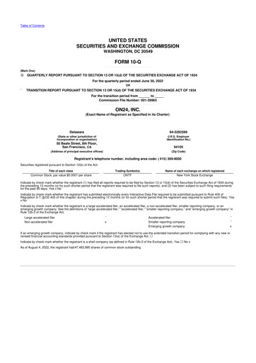 Thumbnail ON24 10-Q Quarterly Report FY2022 