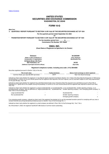 Thumbnail ON24 10-Q Quarterly Report FY2022 