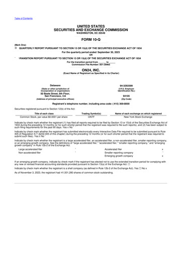 Thumbnail ON24 10-Q Quarterly Report FY2023 