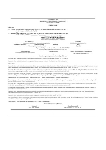 Thumbnail Visteon 10-K Annual Report 2023