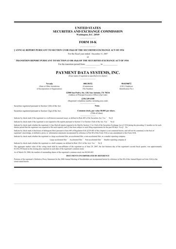 Thumbnail Usio 10-K Annual Report 