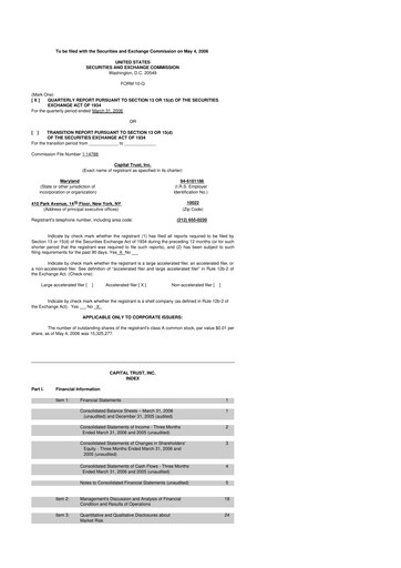 Thumbnail Blackstone Mortgage Trust
 10-Q Quarterly Report FY 