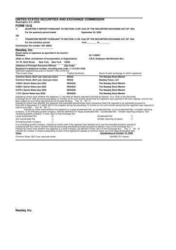 Thumbnail Nasdaq 10-Q Quarterly Report FY2026 Q3