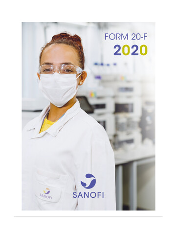 Thumbnail Sanofi 20-F Annual Report 2020