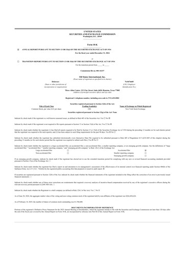 Thumbnail Oil States International
 10-K Annual Report 2024